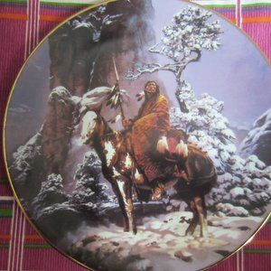 VINTAGE "MYSTIC WARRIOR" FROM THE MYSTIC WARRIORS PLATE COLLECTION
